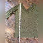 Poof! Poof NY Forest Green VNeck Sweater size SM Photo 6