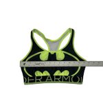 Under Armour  Batgirl Alter Ego Sports Bra Black Neon Yellow Batman Medium EUC Photo 4