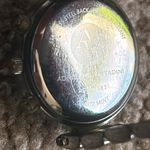 Adrienne Vittadini  womens vintage silver/blue crystal watch one size fits size S Photo 6