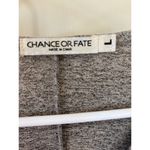 Chance or Fate  Women’s Large Gray Tan Soft Cozy Pullover Oversized Sweater Tunic Photo 4