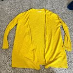 Eileen Fisher  Lightweight Open Front Cardigan  Mustard Yellow‎ Knit Sweater Sz M Photo 0