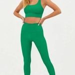 Beach Riot  Ayla Ribbed Leggings in Jelly Bean Green Photo 0