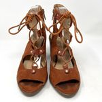 Circus by Sam Edelman  Kiera Brown Block Heel Lace Up Gladiator Sandals Size 8.5M Photo 4
