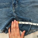 Madewell High-rise denim Blue Jean Shorts Raw Frayed Hem Size 32 Photo 6