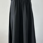Banana Republic  Black Silk Fit and Flare Strapless Midi Dress, Sz 2 (b29) Photo 0