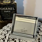 Kate Spade NWT Grey and White Card Holder Photo 3