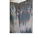 Rachel Rachel Roy Womens Sparkle Sequin Shift Dress Size S Blue Gray Party Photo 2