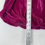 Fanco Velvet Dress Women's Small Purple Short Sleeve Party Mini Photo 3