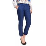 Diane Von Furstenberg  Georgia Sapphire Blue Ankle Pants Career Casual Size 4 Photo 11