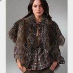 Dolce Vita Brown Full Zip Faux Fur Short Sleeve Jacket XS/S Photo 1