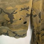 Philanthropy Gamble Sweatshirt Olive Camo Distressed Hoodie W Photo 11