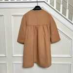 Manoush Wool Blend coat Camel Overcoat Size 36 Tan Photo 2
