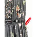 Mac Duggal 12282 Black Floral Embroidered Tulle V-Neck Gown 4 NWT Photo 4