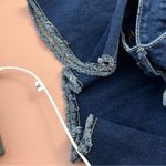 Maurice's  Capri Jeans Raw Hem Stretch Denim Dark Wash 24 Photo 3