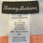 Tommy Bahama  Womens Medium Striped Tank Dress Cream Orange Blue Photo 2