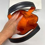 Vintage Bag by Pat Bucket Purse Chief Illiniwek Fighting Illini Embroidered Lthr Blue Photo 2