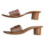 BAND OF THE FREE Sandia Woven Slide Sandals in Rose Gold Size 7 Shoes Pink Photo 3