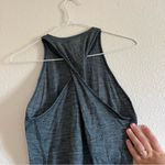 Lululemon Tank Top Uniform Blue Teal Heathered Green Criss Cross Back Size Small Photo 8