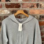 525 America 525 American Gray Cotton Shaker Hoodie Sweater Evereve NWT, M Photo 2