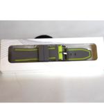Source Unknown NIB Casual Lime Green/Gray Soft Silicone 42mm Watch Band Unisex Photo 2