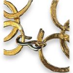 Kenneth Jay Lane Linked Circular and Amber Style Stone Necklace Photo 4