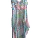 Amanda Uprichard NEW NWT  Lively Midi Dress Lilith Print Rainbow Photo 3