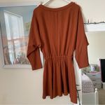 Free People  Beach Santa Maria Mini Dress in Spiced Brown Photo 3