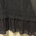 Simply Couture  Black Knit Sweater with Layered Hem 2X/3X Photo 5