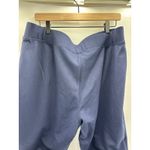 Chico's Pants Size XL R Blue Pull On Juliet Slim Leg Ankle Pant Stretch Comfy Photo 1