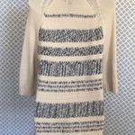 Trouve faux leather trimmed zip‎ down sweater women’s size XS Black Photo 3