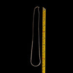 Vintage 14KGP Gold Plated Textured Link Necklace 18ā 8.15g Jewelry Photo 3