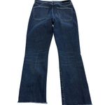 Silver Jeans  Womens‎ 27 Blue Fleet Kick Crop Denim Raw Hem High Rise Cotton Photo 2