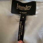 Laundry by Shelli Segal Metallic silver gown - Photo 11