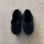 Unisa Black Suede Style Ankle Boots Booties Quilted Elastic Heel Size 8 Like New Photo 2