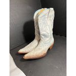 Los Altos Ostrich Cowboy Boots Light Blue Western Womens Size 9.5 Rodeo Leather Photo 1