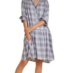 Grayson Frank and Eileen changemaker plaid flannel shirt dress White Photo 0