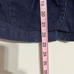 L.L.Bean Women’s Navy Blue Corduroy Jacket Blazer Size 12 Petite Pockets Photo 1