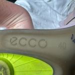 Ecco Women's Size 40 Pink Purple White Leather Mesh Casual Sneaker Comfort Photo 5