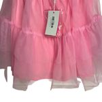Beginning Boutique  Pink Strapless Tulle Mini Dress Size 2 Party Cocktail Photo 13