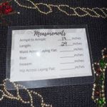 Jessica Roberts Vintage 80s/90s Embellished Floral Sweater Long Sleeve Women's Black Size M Photo 7