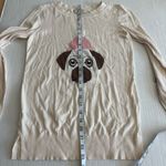 Loft pug 100% cotton crewneck sweater size xs Photo 10