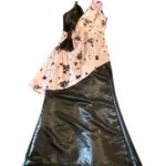 Vintage Handmade Black and Pink Bow Women's formal mermaid Gown Dress Size M Photo 1