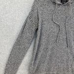 Lucky Brand Women's Hoodie Sweater Long Sleeve Thin Size XS Gray Striped Photo 5