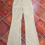 Anthropologie Striped Flare Leg Pants Photo 0