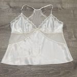 Cerie Lingerie Teddy Slip Top White Floral Lace Sz Large Babydoll Photo 0