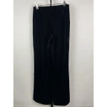 Armani Exchange Vintage Black Velvet Velour Slack Trouser Pants Size 0 Photo 3
