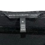 White House | Black Market WHBM Kimono Sleeve Smocked Waist Dress Black Shimmer Leopard Medium Mini Casual Photo 1