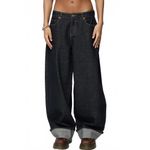 Edikted Kella Low Rise Baggy Jeans NWT Size Small Photo 4