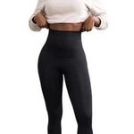 Women's Shapermint High Waisted Shaping Black Leggings Size Small EUC #4818 Photo 0