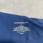 Summersalt  Sidestroke One Piece Swimsuit Womens 4 Blue Colorblock Compression Photo 2